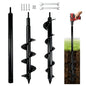 Planting Auger Drill Bit with Extension, 3/8" Hex Drive Garden Hole Digger