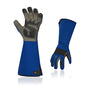Vgo... Safety Work Gloves Men,Gardening,Long Sleeves Gauntlet,Puncture Proof,Touchscreen(1 Pair,Size M,Blue,AL6608-ML) - color: 1 Pair - Blue, size: Men's Medium