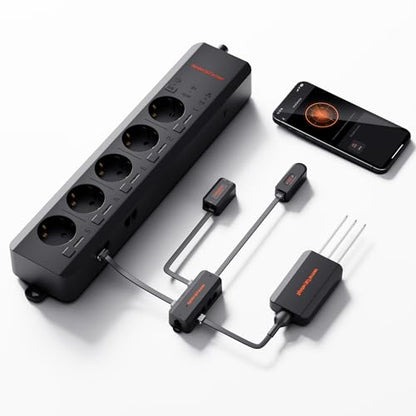 Spider Farmer GGS AC5 Power Strip Kits 5 AC APP-Based Controls Outlets - size: 5 Outlets