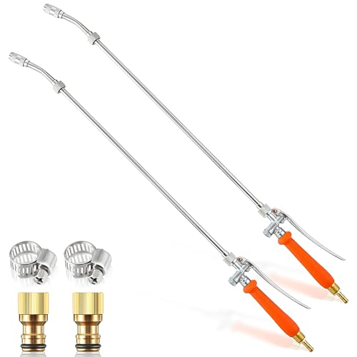 29"Sprayer Wand, Stainless Steel, Adjustable Nozzle, 3/8"Hose, 2 pack