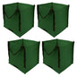 DURASACK Heavy Duty Storage Tote Bag 22-Gallon, Green, Pack of 4 - color: Green, size: Pack of 4