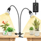 SANSI LED Grow Lights for Indoor Plants, Lifetime Free Bulb Replacement - size: 2 Head 1 Pack