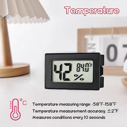 EWPJDK 6 Pack Mini Hygrometer Thermometer Indoor Humidity Meter Digital