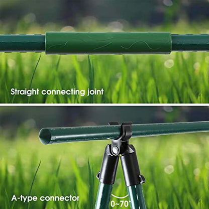NANOPRETTY Adjustable Garden Stakes Connectors for 0.78" Rods - size: Accessorie Kit-0.78 Inch