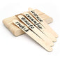 KINGLAKE 6" Wood Garden Plant Labels,150 Pcs Garden Plant Tags,Wood Sticks