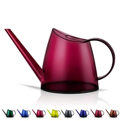 Small Indoor Plant Watering Can Long Spout 1.4L Red - color: Red