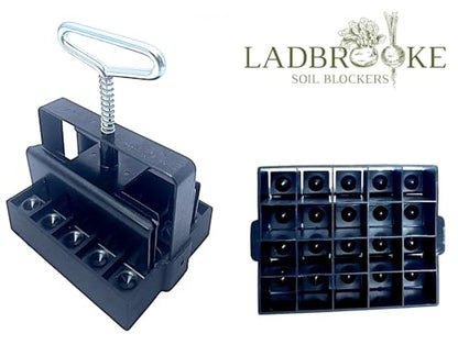 Authentic Ladbrooke Micro 20 Soil Blocker, Twenty 3/4" Blocks, England
