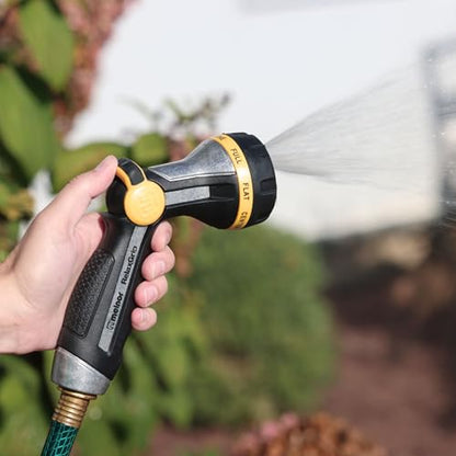 Melnor RelaxGrip Metal 8-Pattern Hose Nozzle: Thumb Operation - size: 8-Pattern, style: Thumb Control