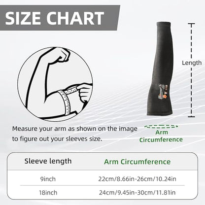 Schwer AIR-SKIN ANSI A5 Cut Resistant Arm Sleeves for Gardening, S912, 18in - size: 18 IN