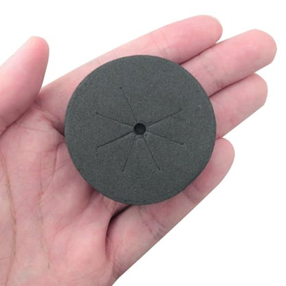 CHENJIN 40PCS 2 Inches Hydroponic Cloning Collar Water Absorbing Premium Grade Foam Fits Net Cups Inserts Hydroponic Growing Ring for DIY Seedling Box