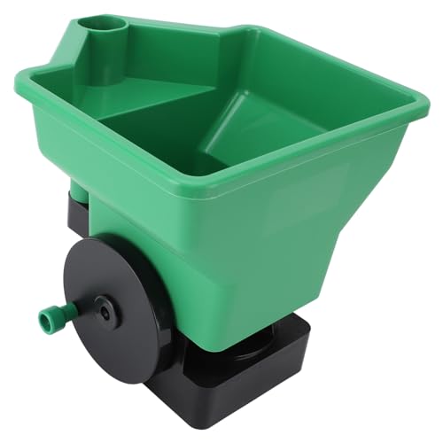 3L Manual Handheld Spreader,Ergonomic Lawn Garden Fertilizer Spreader for Seeds, Salt, Granules Lightweight, Labor Saving Design for Even Distribution