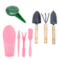 Succulent Tools Mini Garden Tools Kit 8 Pieces - color: Pink