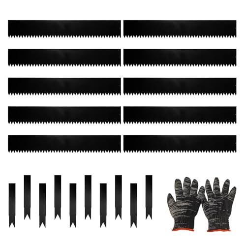 10 Pack Galvanized Steel Landscape Lawn Edging, 40" X 6" Metal Landscape Edging Border with 10 Clips, Metal Garden Edging Border, Metal Edging for Landscaping, Garden, Yard, Pathway(33Ft Total) - size: 40"L x 6"H x 10 Pack