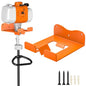 Wall-Mounted Weed Wacker Hanger, Garage Tool Organizer, 1 Pack Orange - color: Orange-1Pcs