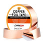 CHANZON Copper Foil Tape 25mm 1inch x 33ft Double Sided Conductive Adhesive - size: 4) 1inch x 33ft