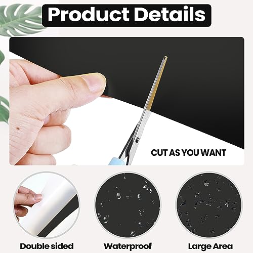 Qualirey 100 Pcs 6x8 Inch Black Sticky Traps for Gnats - color: Black