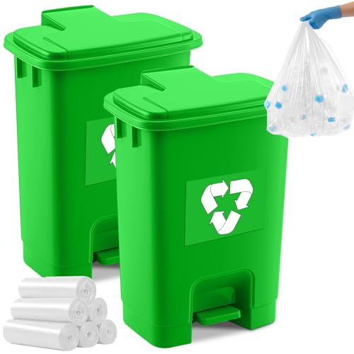 Geiserailie 2 Set 20L Green Compost Bin Kitchen - size: 20L