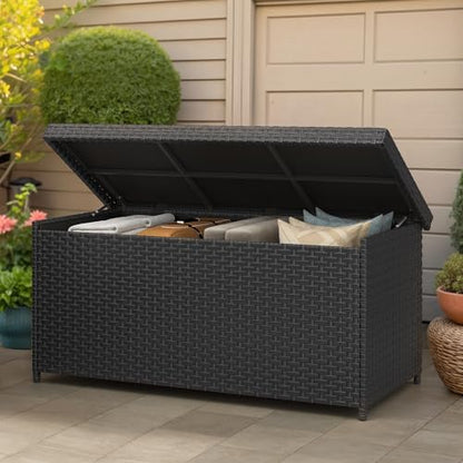 YITAHOME 260 Gallon Wicker Deck Box