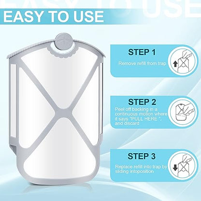 Husaco Flying Insect Trap Refills & 6 Cartridges