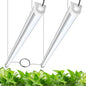 JESLED Waterproof T8 Grow Lights, 4FT 5000K Full Spectrum Daylight, 2Packs - size: 4FT×2P