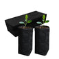 Belit 100 Pcs 10.2" H Deep Nursery Grow Bags, Non-Woven Plants Pots Container for Starting Rooted Plants Vegetable, Flower, Seedling Tree, Black - color: Black, size: 100 Pcs 7.5"x10.2"