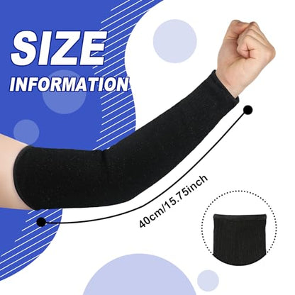 Sintege Arm Sleeves for Thin Skin,15.8 Inch,Light Blue, Dark Blue, Black - color: Light Blue, Dark Blue, Black, size: 15.8 Inch
