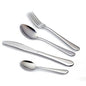 HornTide 16-Piece Flatware Sets Dinner Knife Fork Spoon Teaspoon, 4-Piece Place Setting Service for 4 Person Stainless Steel Mirror Polishing, Ideal for Home, Kitchen and Restaurant - size: 16-Piece Pack