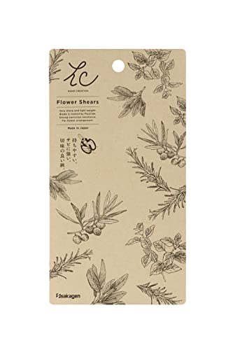 Flower Scissors Hand F-170 - color: Red