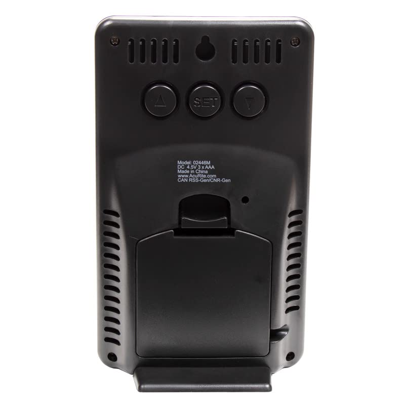AcuRite (02446M) Self-Emptying Wireless Rain Gauge with Indoor Display - color: Vertical Display, size: Vertical Display