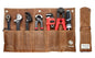 IRONCUBE Tool Pouch, Roll-Up Storage Bag for Hand Tools & Wrenches - style: 6 Pockets Wax Canvas