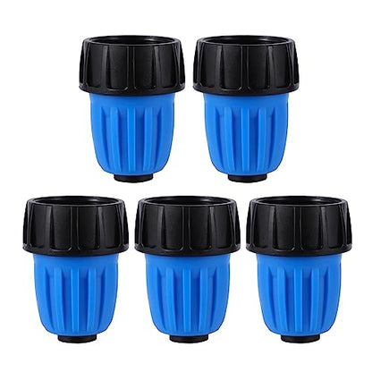 5 Pcs 3/4" to 1/2" Drip Irrigation Tubing Faucet Adapter - size: 3/4 Inch to 1/2 Inch Adapter