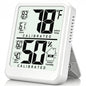 Antonki Room Thermometer Indoor Hygrometer, Temperature and Humidity Meter - color: White（ new version)