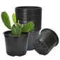 40 Pack 3 Gallon Nursery Pots, 10 Inch Plant Pots with Drainage Holes - size: 3 Gallon