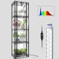 Indoor Greenhouse with Grow Lights, 11.8x15.7x59 - size: greenhouse -11.8×15.7×59inch