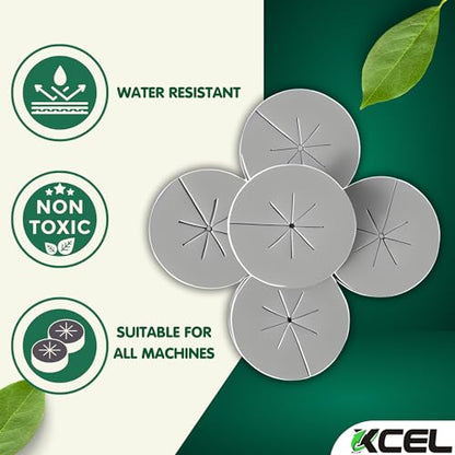 XCEL 200 Pack Cloning Collars Inserts 2" Premium Rubber Foam Cloner Plug Fits 2 inch net pots Hydroponics (200) (Gray) - color: Gray