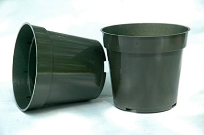 Dillen 4 Inch Standard Plastic Pots for Plants, Cutting, and Seedlings - 30 Pack