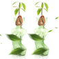 Plant Propagation Jars Unique Body Avocado Vase - color: Green