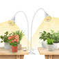 Clip on Grow Lights for Plants, 20W LED Bulb, 300W Equivalent - size: 2 Head