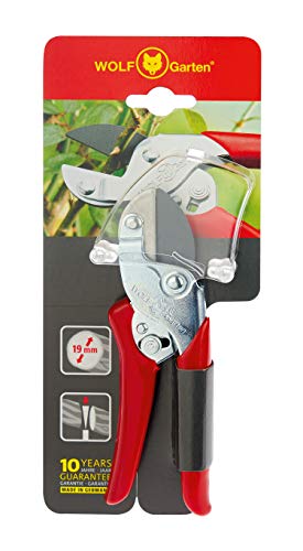 Wolf-Garten RSEN Anvil Secateurs, Red, 39.5x7.84x3 cm