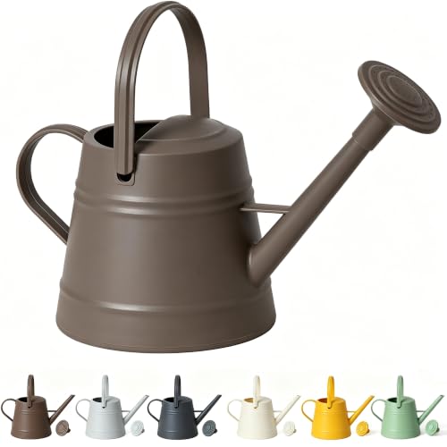 1 Gallon Watering Can for Plants - color: Brown