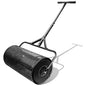 24" Compost Spreader Peat Moss Spreader with Upgrade Latches - Durable Metal Mesh Fertilizer Spreaders for Lawn and Garden Multi-Purpose Seed Spreader (Black-L) - color: Black-L