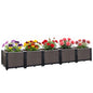 Large Planters for Outdoor Plants 14" Tall Planter Box, 78.7"L x 15.7"W - size: 78.7"(l) X 15.7"(w) X 14.2"(h)