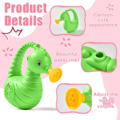 Small Watering Can - 1/4 Gallon -Green - color: Green