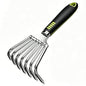 Small Hand Rake, 8 Inch Compact Weed Puller Tool,Mini Garden Leaf Claw Rake