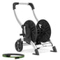 Upgrade Hose Reel Cart, Holds 200 Feet of 5/8" Hose - color: Black