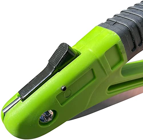 GARDEN GURU Folding Pruner Saw with Ergonomic Handle & Safety Lock – Non Slip – Rust Resistant Hardened Steel – Professional Grade Sawtooth Blade – for Pruning Trimming Camping Clearing (2 Pack) - size: 2 Pack