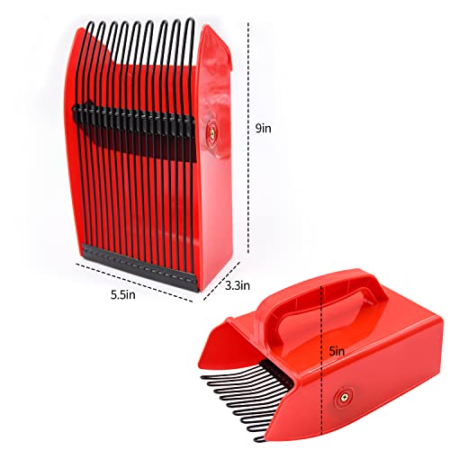 2 Pack Berry Pickers, with Metallic Comb and Ergonomic Handle - color: 2 pack