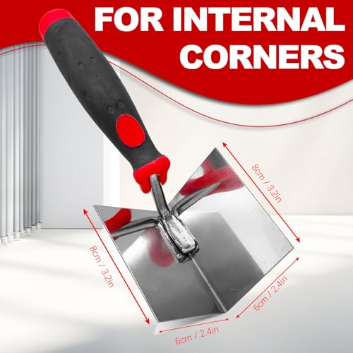 2 Pieces Drywall Corner Tool Set, Inside & Outside Corner Trowel