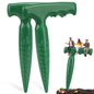 Seed Planter Tool, T-Handle Seed Dibber, Green, 2 Pack - color: Green, 2-Pack