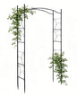 Metal Garden Arbors 93" Thickened Arch Trellis for Climbing Plants - color: Square